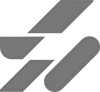 Минималистичный абстрактный логотип компании Пекин Инфо VIP в серых тонах на белом фоне