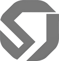 Минималистичный абстрактный логотип компании Пекин Инфо VIP в серых тонах на белом фоне